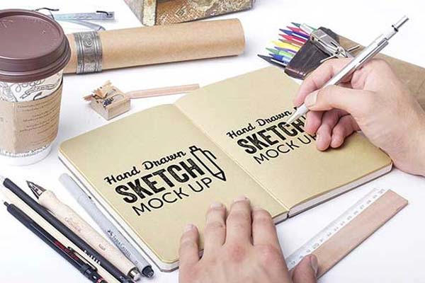 Free Sketchbook Mockups – Free Photoshop Mockups Download